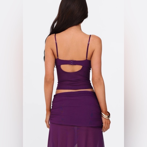 Tiger Mist Octavia cami scoop neck mesh size S - Picture 4 of 12